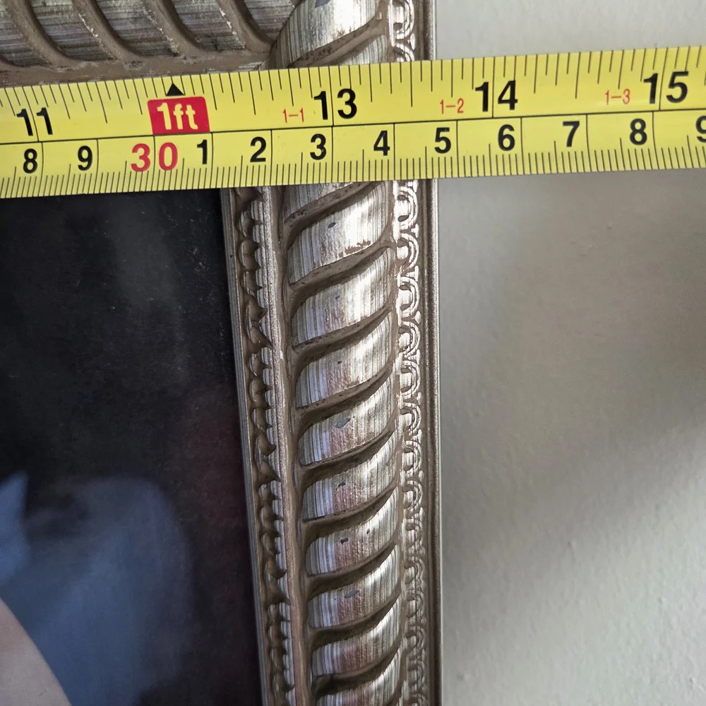 Vintage-Inspired Silver Picture Frame